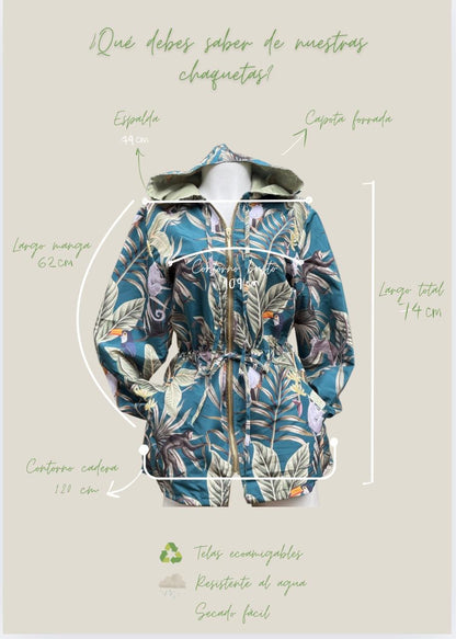 Chaqueta Antifluida Estampados Exclusivos